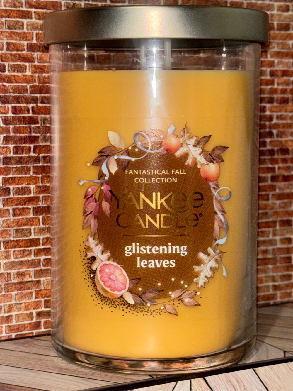 Yankee Candle Glistening Leaves Large